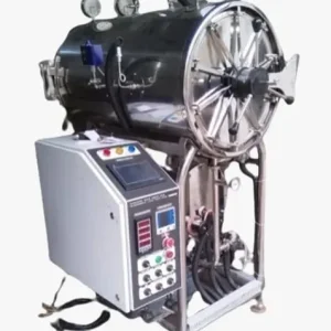 Horizontal autoclave fully automated